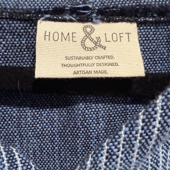 Casual Blue Striped Women's Montauk Hoodie from Home & Loft - Picture 2 of 5